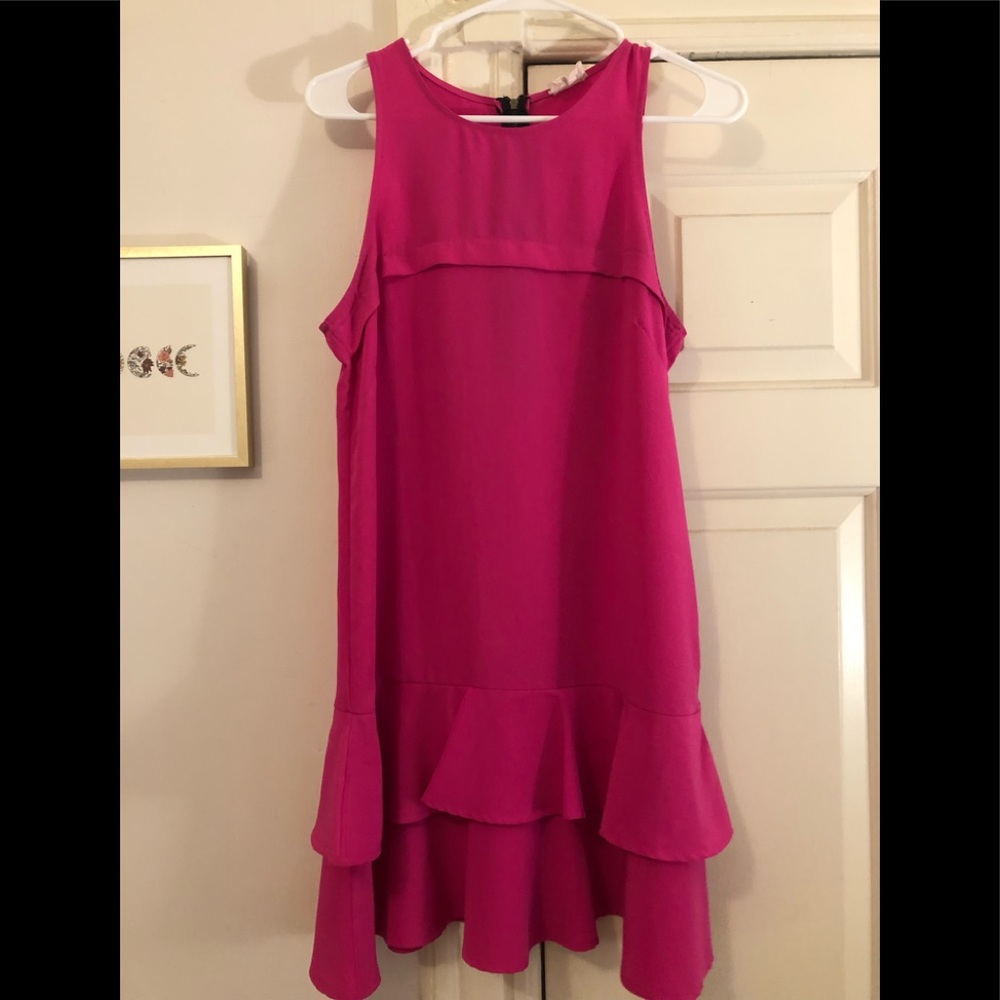 Hot pink urban outfitters dress